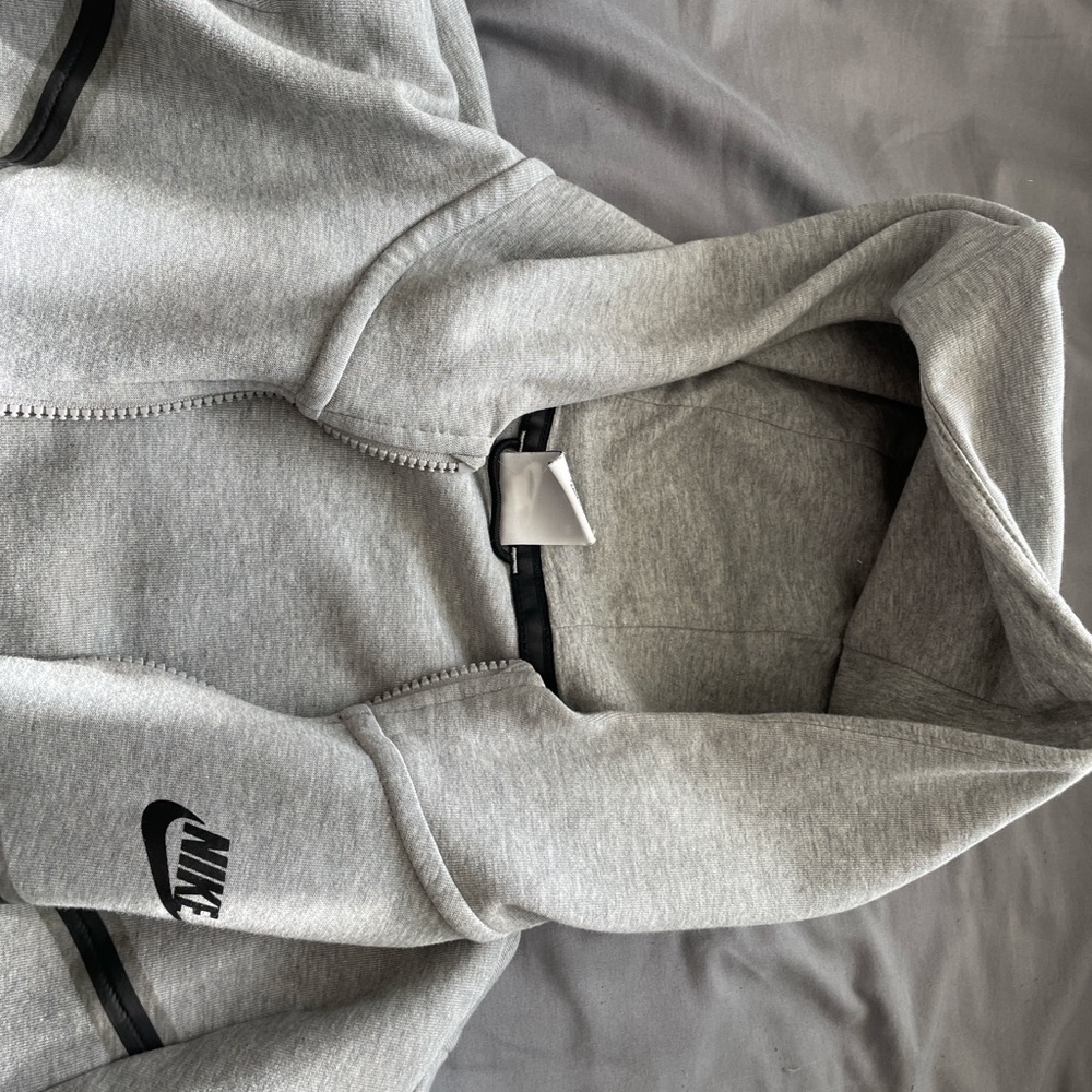 Nike Gray Zip-Up Hoodie